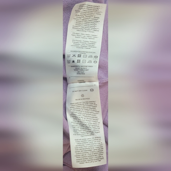 Vera Moda Happiness Long Sleeve Fit & Flare Sweater Dress In Lavendula Sz Small? - Picture 16 of 16